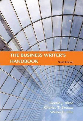 The Business Writer s Handbook, Ninth Edition (2008)
