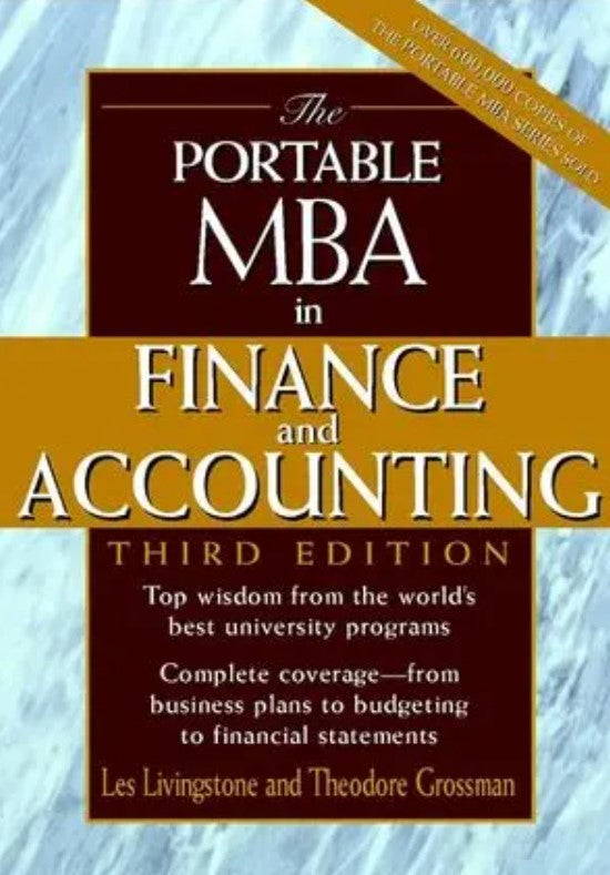 The Portable MBA In Finance And Accounting, 3rd Edition