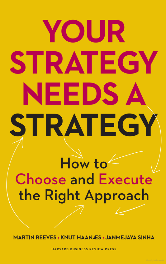 Your Strategy Needs a Strategy by Martin Reeves, 291119120607